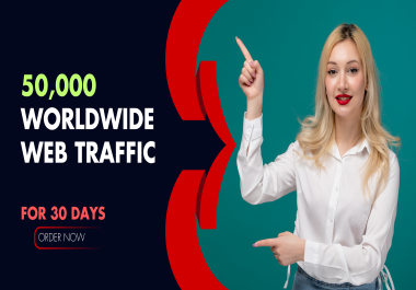 50,000 Worldwide High Quality Ranking Website Traffic