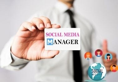 I will be your professional social media marketing manager and content creator