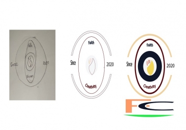 I will convert your own sketch to vector