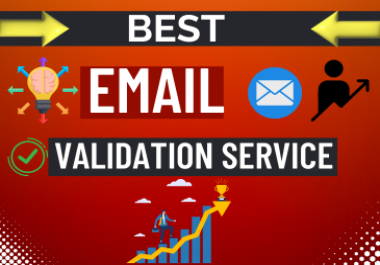 I will do bulk 1k email verification,  validation and list cleaning services