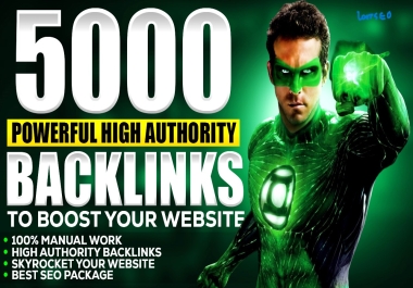 Skyrocketing 5000 SEO Backlinks for ranking