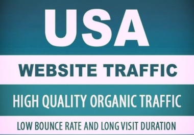 30000 Premium Traffic from USA to Your website or any for 15 days