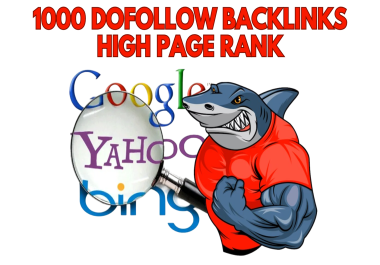 I will Create 1000 Dofollow Backlinks High Page Rank