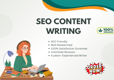 I will write 1600 words SEO article writing,  content writing or blog post writing