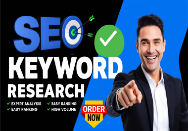 I will do 20 unique SEO keyword research for your website with competitior analysis