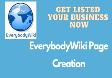 Get Listed Your Company/Personal Profile On EverybodyWiki