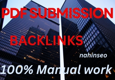 100 PDF Submission Backlinks for SEO Improvement