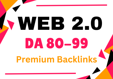 30 premium web 2.0 backlinks with DA 80-99