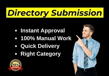 Manually 50 Directory Submissions from PR USA Web Directories