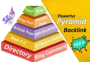 Exclusive 5-Tier Link Pyramid High-Quality SEO Backlink Service for boots your Google Ranking