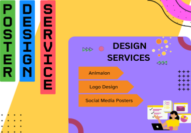 Design Attractive Poster,  Logo and flyers