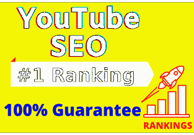 i will do best youtube SEO to improve your video ranking