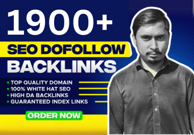 PayPal Accepted- Manually Build 1900+ High DA Do-Follow SEO Backlinks Buy 2 Get 1 FREE