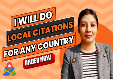 I will do local citations for any country