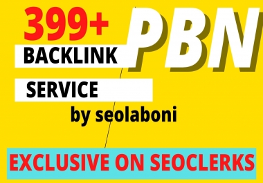Manual 399+ High PA/DA TF/CF Homepage Dofollow PBN Backlinks