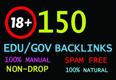 I will do high quality edu gov backlinks dofollow and nofollow