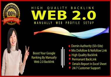 We will do manually 800+ web 2.0 contextual dofollow backlinks