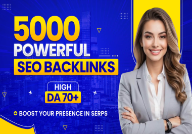 We will do 5000 contextual dofollow seo backlinks for google ranking