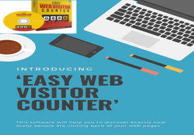 Easy Web visitor counter -Discover how many people are visiting each of your web pages