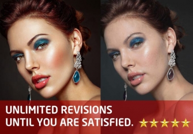 I will do professional portrait retouching business photo editing for you and your business