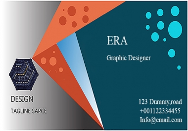 I will design professional and creative business card for you.