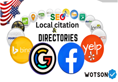 I will do 100 local seo citations, usa, UK,  canada, aus, germany, uae, china, singapore, france.