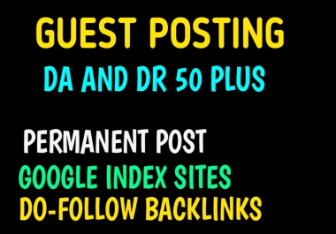 Publish your 10 guest post on high authority sites