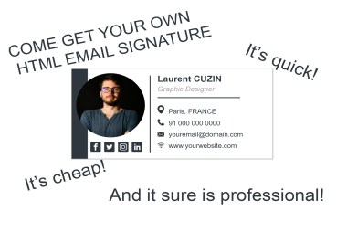 Get your own HTML email signature