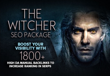 Maximize Visibility with The Witcher SEO Package Get High DA Manual Backlinks