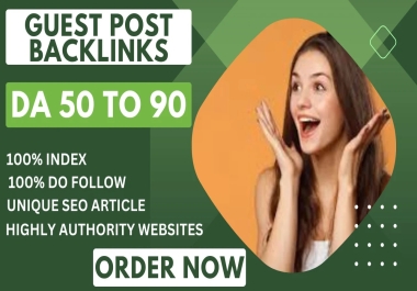 I Will Write & Publish 30 Guest Posts on DA 50+ Google News Approved Site Dofollow links