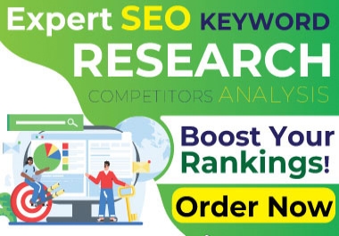 Expert SEO Keyword Research & Competitor Analysis Boost Your Rankings & Traffic