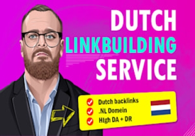 20 High-Quality Dutch. nl Guest post Dofollow SEO Backlinks with DA 50+