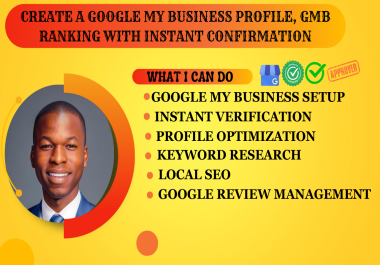 I will setup google business profile professionally with instant confirmation