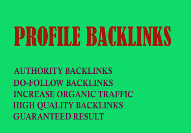 I will create 250+ High Quality Do follow Web 2.0 Profile Backlinks