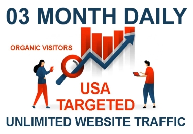 3 Months of Daily Organic USA-Targeted Website Traffic to Any Link - PREMIUM