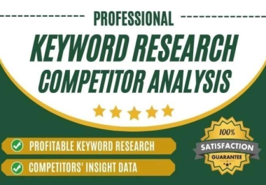 Advanced SEO Strategies Keyword Research & Competitor Analysis