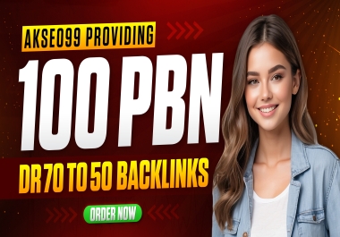 Get 100 PBN Posts DA50+ Homepage Unique Backlinks for Powerful SEO Results