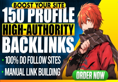 Boost Your SEO with 150 High-Authority Profile Backlinks