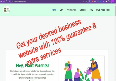 Create professional website for your company and business