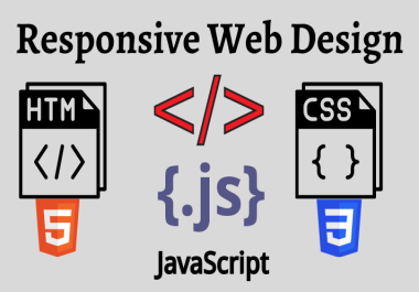 I will make your html,  Css responsive websites or landing page