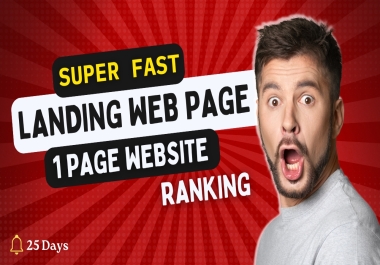 Top 5 Google Landing web Page or Single Page Website Ranking