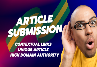 15 Unique Articles Submit On High Authority Dofollow Backlinks sites