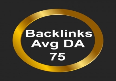 200 Backlinks With DA AVG 75 premium linkbuilding