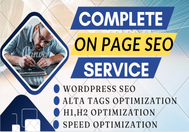 ON-PAGE SEO Service Optimization Your WordPress Website Post