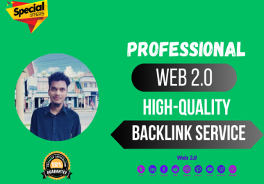 I will Create Professional Web 2.0 Backlinks With High DA
