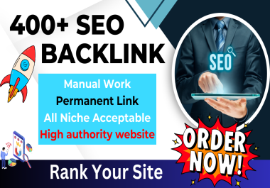 400+ PR9,  Article Submission,  Web 2.0,  Directory Submission,  PDF Submission,  Forum Post SEO Backlink