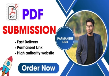 I will make 40 PDF submissions to rank the site in Google