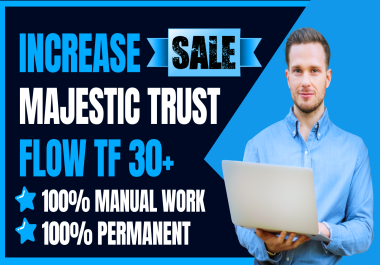 I Will Increase Trust Flow TF 30+ and Citation Flow CF 20+ using in SEO Backlinks for Permanent