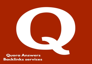 You will get 5 Quora Answer for High Authority SEO Backlinks