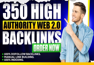 I will do 350 web 2.0 backlinks